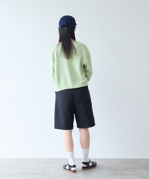 bulle de savon（ビュルデサボン）の「30/10 itsumo裏毛カーディガン（カーディガン/ボレロ・レディース・ライム/チャコールグレー/ピンク/サックスブルー・FREE）」の13枚目の写真