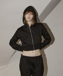 B. CLASSIC HOODIE ZIP-UP - BLACK