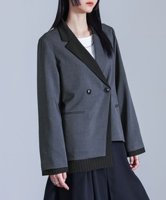 【新品】CLEL coreスーパー100s 尾州ウールダブルテーラードジャケット CLEL（クレイル）の「【CLEL core.】Super 100s Bishu Wool Double