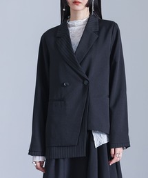 kOhAKU（コハク）の「【セットアップ対応】『配色ダブルテーラードジャケット』（テーラードジャケット）」