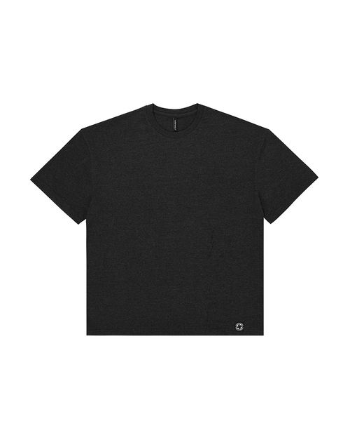 BARBELLWORKS（バーベルワークス）の「ベーシック無地オーバーサイズ10カラー（Tシャツ/カットソー・メンズ・ホワイト/チャコールグレー/ライトブルー/ブラック/ネイビー/グレー/オフホワイト/グリーン/オートミール/チャコール・1(M)/2(L)/3(XL)）」の5枚目の写真