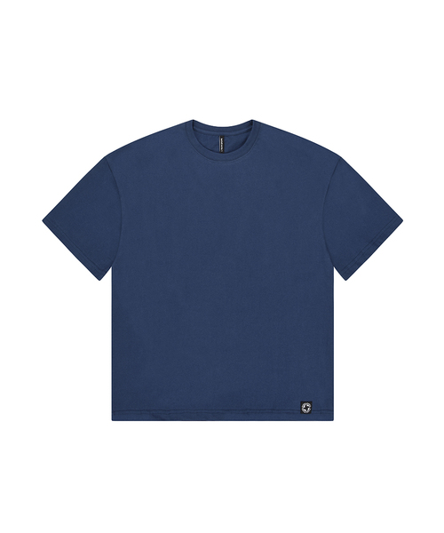 BARBELLWORKS（バーベルワークス）の「ベーシック無地オーバーサイズ10カラー（Tシャツ/カットソー・メンズ・ホワイト/チャコールグレー/ライトブルー/ブラック/ネイビー/グレー/オフホワイト/グリーン/オートミール/チャコール・1(M)/2(L)/3(XL)）」の9枚目の写真
