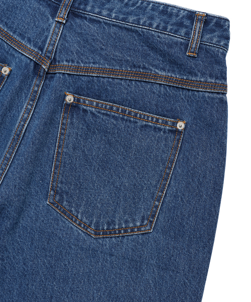 Cavish（カビシ）の「PATCHWORK DENIM PANTS BLUE(CV2EFUD112A)（デニムパンツ・レディース・ブルー・LARGE/MEDIUM/SMALL）」の9枚目の写真