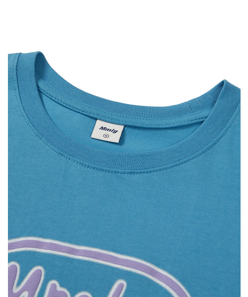 MMLG（エムエムエルジー）の「[Mmlg] SIGN HF-T (TURQUOISE BLUE)（Tシャツ/カットソー・レディース・その他・X-SMALL/SMALL/MEDIUM/LARGE）」の3枚目の写真