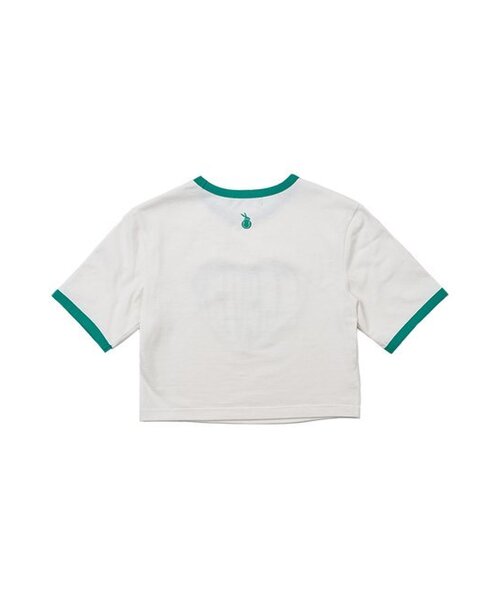 CLEVER FIELD（クレバーフィールド）の「ハートリンガークロップTシャツ[グリーン]（Tシャツ/カットソー・レディース・その他・SMALL/MEDIUM）」の4枚目の写真