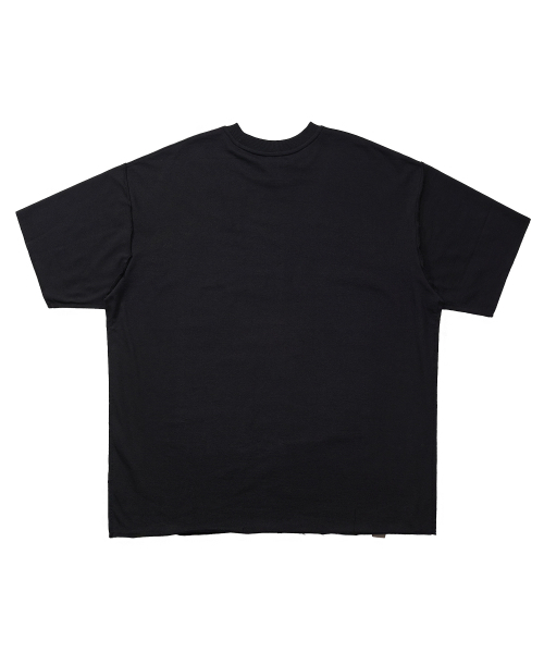 A NOTHING(アナッシング)の「ペイズリープリントカットアウト1/2Tシャツ(ブラック)(Tシャツ/カットソー・レディース・その他・MEDIUM/LARGE)」の5枚目の写真