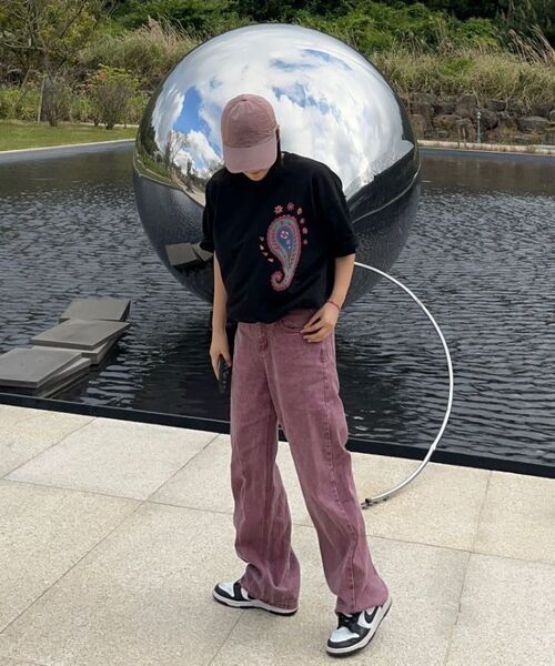 A NOTHING(アナッシング)の「ペイズリープリントカットアウト1/2Tシャツ(ブラック)(Tシャツ/カットソー・レディース・その他・MEDIUM/LARGE)」の17枚目の写真