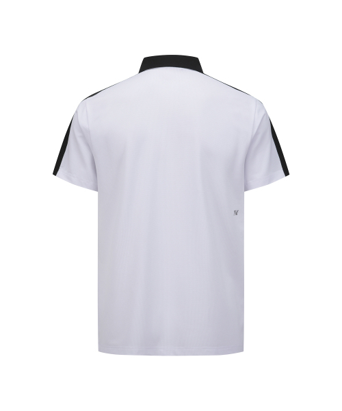 ANEW GOLF（アニューゴルフ）の「MEN SM BLOCK POINT SHORT T-SHIRT_WH（ポロシャツ・メンズ・その他・LARGE/X-LARGE/XX-LARGE/XXX-LARGE/MEDIUM）」の2枚目の写真