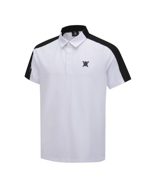 ANEW GOLF（アニューゴルフ）の「MEN SM BLOCK POINT SHORT T-SHIRT_WH（ポロシャツ・メンズ・その他・LARGE/X-LARGE/XX-LARGE/XXX-LARGE/MEDIUM）」の3枚目の写真