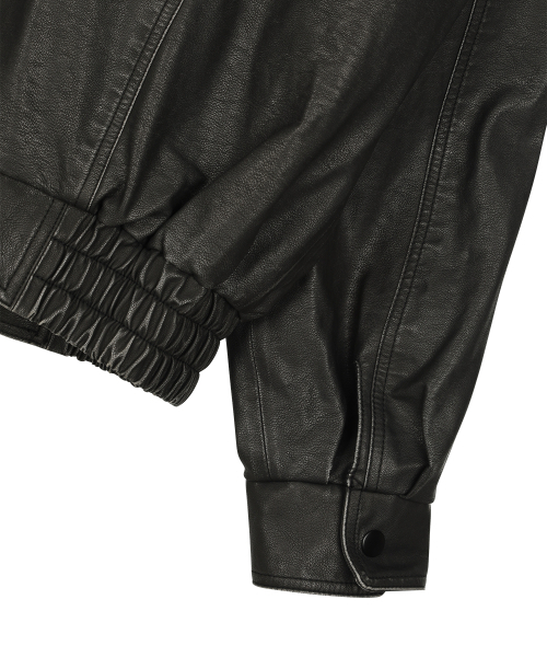 SUNDAY FRUIT MARKET(サンデーフルーツマーケット)の「SUNDAY VINTAGE LEATHER JACKET BLACK(ライダースジャケット・メンズ・その他・SMALL/MEDIUM/LARGE)」の5枚目の写真