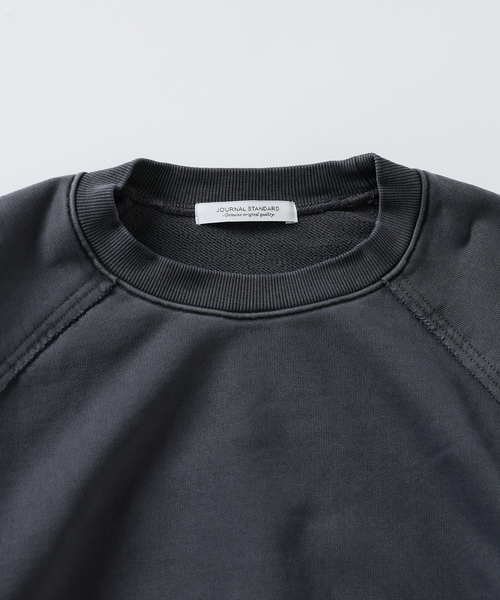 JOURNAL STANDARD（ジャーナルスタンダード）の「ラウンド スリーブ プルオーバー スウェット（スウェット・メンズ・サックスブルー/ピンク/ブラック系その他・LARGE/MEDIUM）」の7枚目の写真