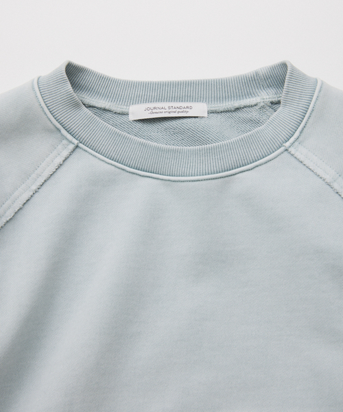 JOURNAL STANDARD（ジャーナルスタンダード）の「ラウンド スリーブ プルオーバー スウェット（スウェット・メンズ・サックスブルー/ピンク/ブラック系その他・LARGE/MEDIUM）」の12枚目の写真