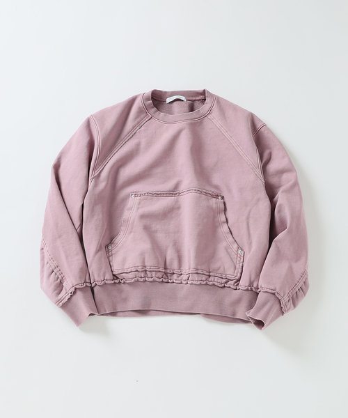 JOURNAL STANDARD（ジャーナルスタンダード）の「ラウンド スリーブ プルオーバー スウェット（スウェット・メンズ・サックスブルー/ピンク/ブラック系その他・LARGE/MEDIUM）」の17枚目の写真