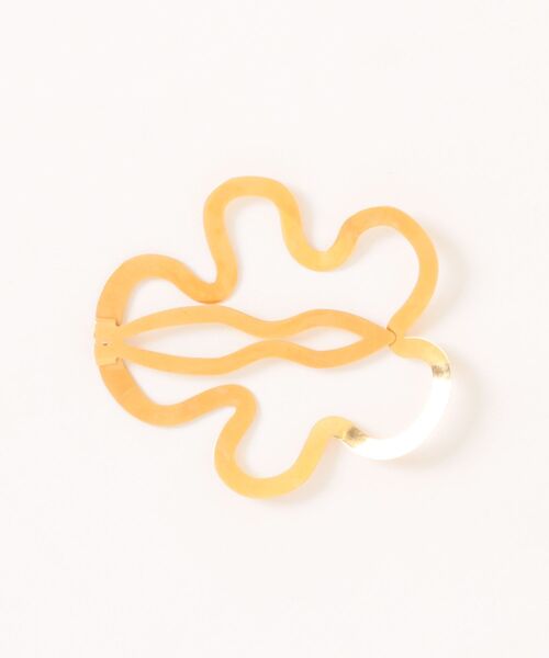 セール】【CLINQ】HILMA Flower Hair Clip Gold（バレッタ/ヘア