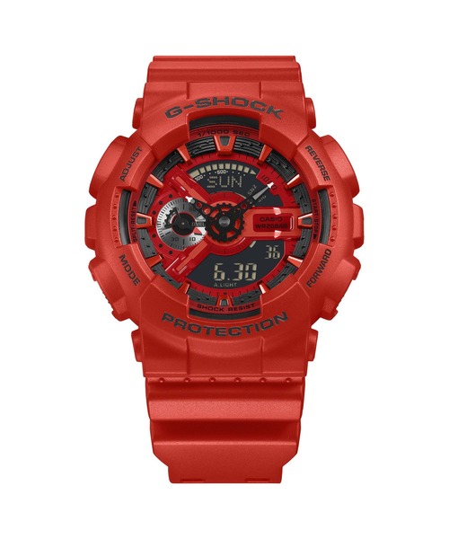 G-SHOCK(ジーショック)の「Iconic Styles / GA-110シリーズ / GA-110RRB-4AJF(アナログ腕時計・メンズ・レッド・FREE)」の3枚目の写真