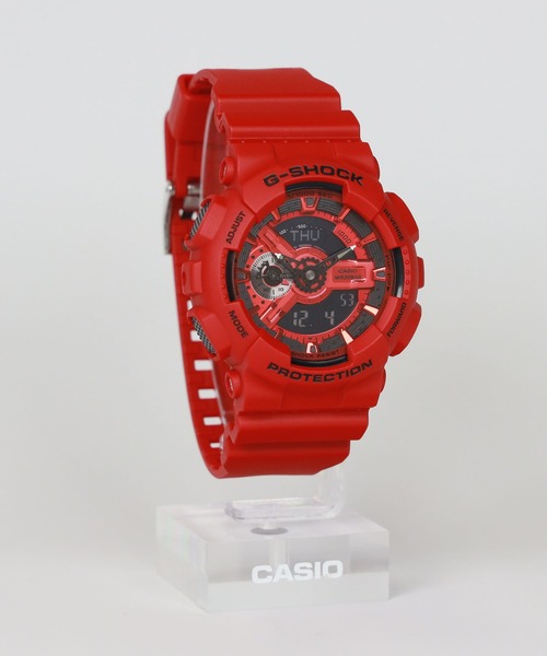 G-SHOCK(ジーショック)の「Iconic Styles / GA-110シリーズ / GA-110RRB-4AJF(アナログ腕時計・メンズ・レッド・FREE)」の8枚目の写真