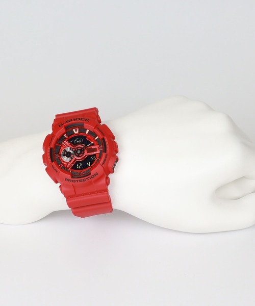 G-SHOCK(ジーショック)の「Iconic Styles / GA-110シリーズ / GA-110RRB-4AJF(アナログ腕時計・メンズ・レッド・FREE)」の13枚目の写真