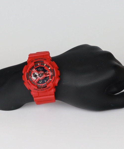 G-SHOCK(ジーショック)の「Iconic Styles / GA-110シリーズ / GA-110RRB-4AJF(アナログ腕時計・メンズ・レッド・FREE)」の7枚目の写真