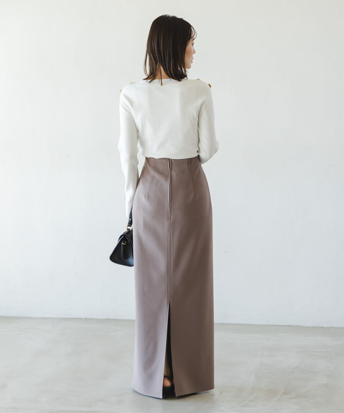 Noble（ノーブル）の「ショルダーボタンニットプルオーバー（ニット/セーター・レディース・ホワイト系その他/マルチ/ブラック・FREE）」の19枚目の写真