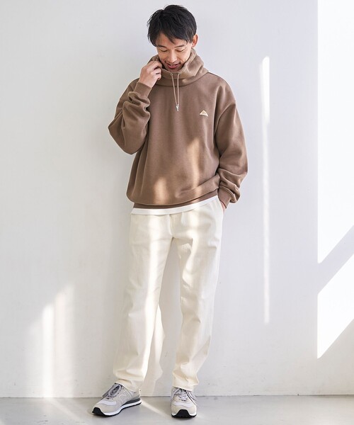 KELTY（ケルティ）の「KELTY（ケルティ）別注ネックウォーマー付きスウェット（スウェット・メンズ・ホワイト/ブラック/パープル/グレー/モカ・S/M/L）」の7枚目の写真