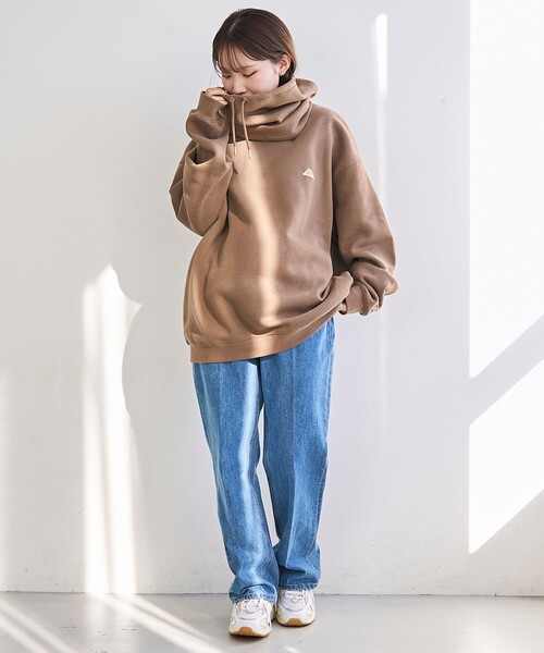 KELTY（ケルティ）の「KELTY（ケルティ）別注ネックウォーマー付きスウェット（スウェット・メンズ・ホワイト/ブラック/パープル/グレー/モカ・S/M/L）」の9枚目の写真