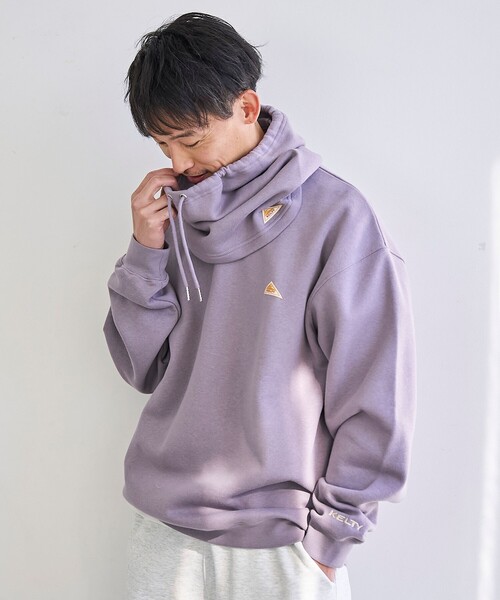 KELTY（ケルティ）の「KELTY（ケルティ）別注ネックウォーマー付きスウェット（スウェット・メンズ・ホワイト/ブラック/パープル/グレー/モカ・S/M/L）」の12枚目の写真