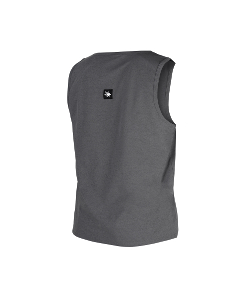 WHILE(ワイル)の「24SSブラックテープスリーブレス(CHARCOAL)(Tシャツ/カットソー・メンズ・その他・MEDIUM/LARGE)」の2枚目の写真