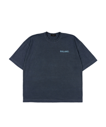 ピグメントホープアンドファッションTシャツ - ネイビー