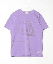 8SM1 90'sフロントプリントTシャツ　パープル　S インポート　古着 中古・古着通販】stussy (ステューシー) ロゴプリントTシャツ パープル