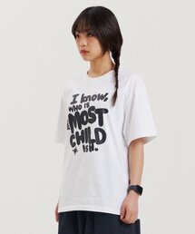 TYPO BOXY TEE WHITE