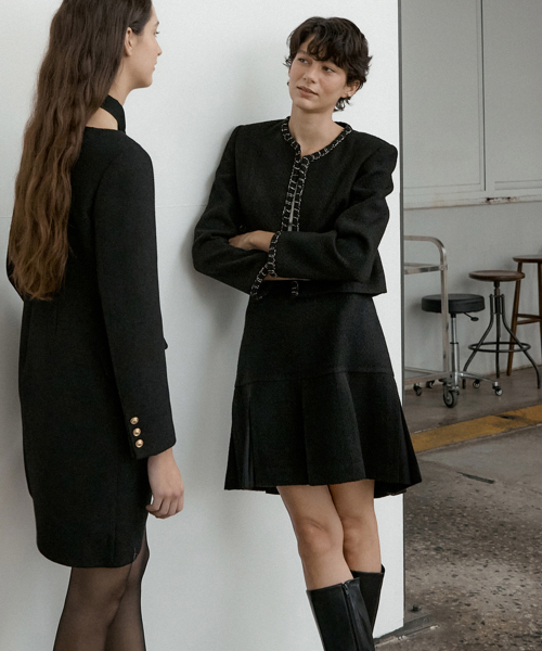 OCTETTE(オテット)の「CHIFFON MIX PLEAT SK_BLACK(スカート・レディース・その他・SMALL/MEDIUM/X-SMALL)」の3枚目の写真