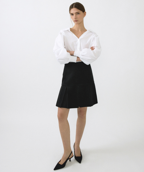 OCTETTE(オテット)の「CHIFFON MIX PLEAT SK_BLACK(スカート・レディース・その他・SMALL/MEDIUM/X-SMALL)」の6枚目の写真