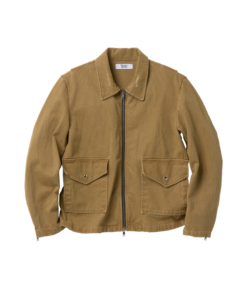 FLAWSROOM(フローズルーム)の「Vintage Washed Jacket BEIGE(デニムジャケット・メンズ・その他・MEDIUM/LARGE)」の2枚目の写真