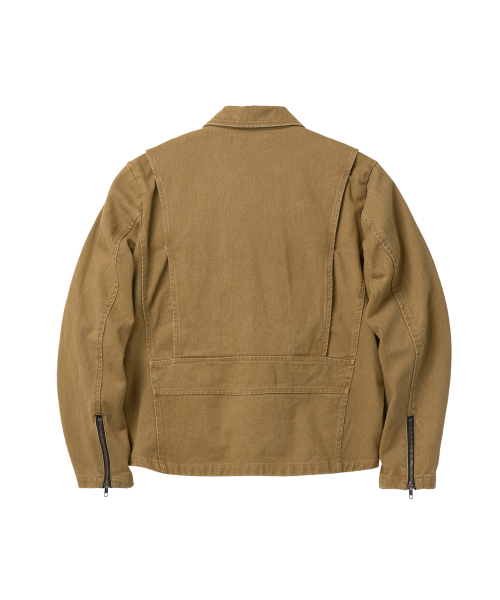 FLAWSROOM(フローズルーム)の「Vintage Washed Jacket BEIGE(デニムジャケット・メンズ・その他・MEDIUM/LARGE)」の3枚目の写真