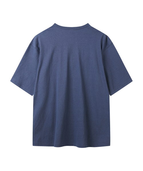 YOUNEEDGARMENTS(ユーニーズガーメンツ)の「ヘンリーネック S/S Tシャツ (ネイビー)(Tシャツ/カットソー・メンズ・その他・40/42)」の2枚目の写真