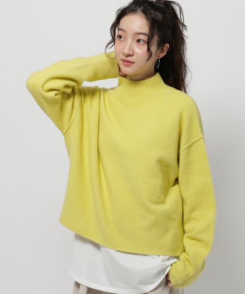 セール】Wコアスパンハイネックプルオーバー（ニット/セーター）｜niko