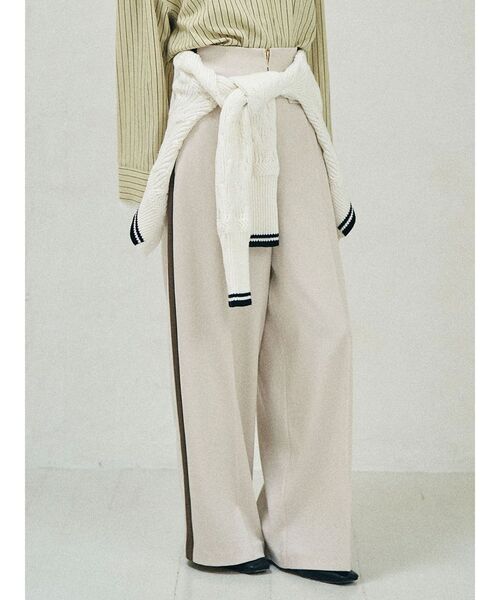 LAGUNAMOON（ラグナムーン）の「フロントジップラインパンツ（その他パンツ・レディース・アイボリー/ピンク/ブラウン・SMALL/MEDIUM）」の15枚目の写真