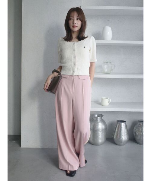 LAGUNAMOON(ラグナムーン)の「フロントジップラインパンツ 【春服】【オフィスカジュアル】(その他パンツ・レディース・アイボリー/ピンク/ブラウン・SMALL/MEDIUM)」の10枚目の写真