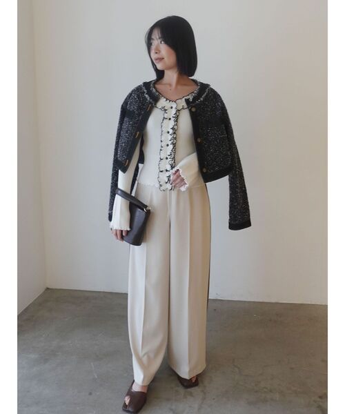 LAGUNAMOON(ラグナムーン)の「フロントジップラインパンツ 【春服】【オフィスカジュアル】(その他パンツ・レディース・アイボリー/ピンク/ブラウン・SMALL/MEDIUM)」の12枚目の写真