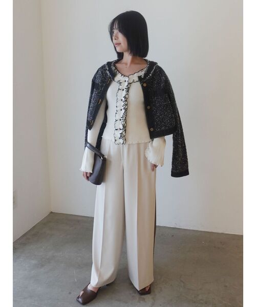 LAGUNAMOON(ラグナムーン)の「フロントジップラインパンツ 【春服】【オフィスカジュアル】(その他パンツ・レディース・アイボリー/ピンク/ブラウン・SMALL/MEDIUM)」の13枚目の写真