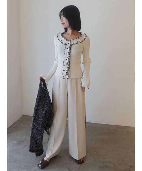 LAGUNAMOON(ラグナムーン)の「フロントジップラインパンツ 【春服】【オフィスカジュアル】(その他パンツ・レディース・アイボリー/ピンク/ブラウン・SMALL/MEDIUM)」の14枚目の写真