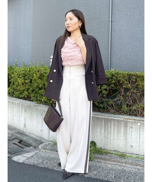 LAGUNAMOON(ラグナムーン)の「フロントジップラインパンツ 【春服】【オフィスカジュアル】(その他パンツ・レディース・アイボリー/ピンク/ブラウン・SMALL/MEDIUM)」の20枚目の写真