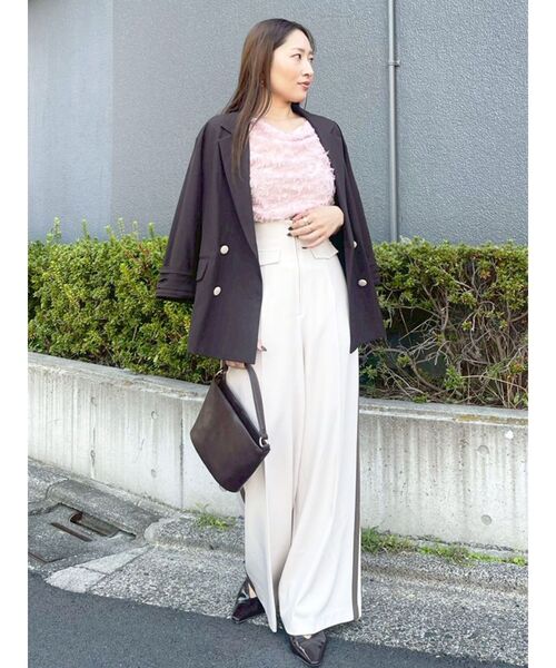 LAGUNAMOON(ラグナムーン)の「フロントジップラインパンツ 【春服】【オフィスカジュアル】(その他パンツ・レディース・アイボリー/ピンク/ブラウン・SMALL/MEDIUM)」の19枚目の写真
