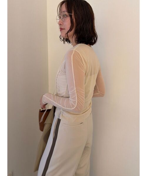 LAGUNAMOON(ラグナムーン)の「フロントジップラインパンツ 【春服】【オフィスカジュアル】(その他パンツ・レディース・アイボリー/ピンク/ブラウン・SMALL/MEDIUM)」の18枚目の写真