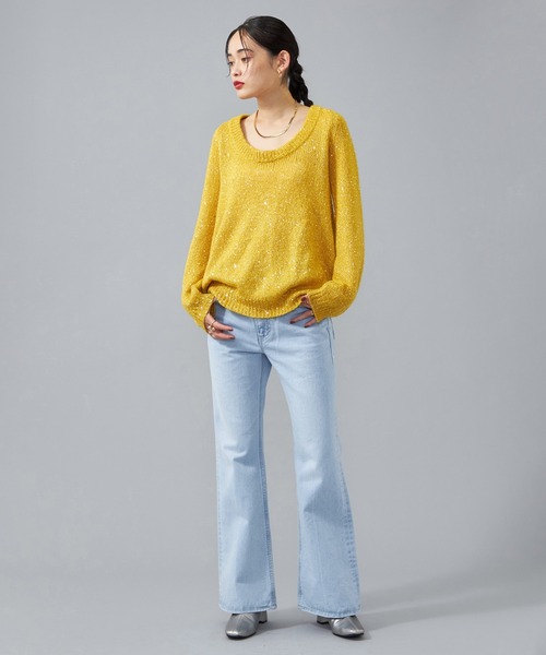 Lee(リー)の「Lee/リー STANDARD WARDROBE フレアパンツ セットアップ可(デニムパンツ・レディース・ブラック・X-SMALL/XX-SMALL/SMALL)」の8枚目の写真