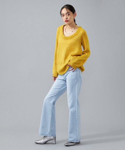 Lee(リー)の「Lee/リー STANDARD WARDROBE フレアパンツ セットアップ可(デニムパンツ・レディース・ブラック・X-SMALL/XX-SMALL/SMALL)」の9枚目の写真