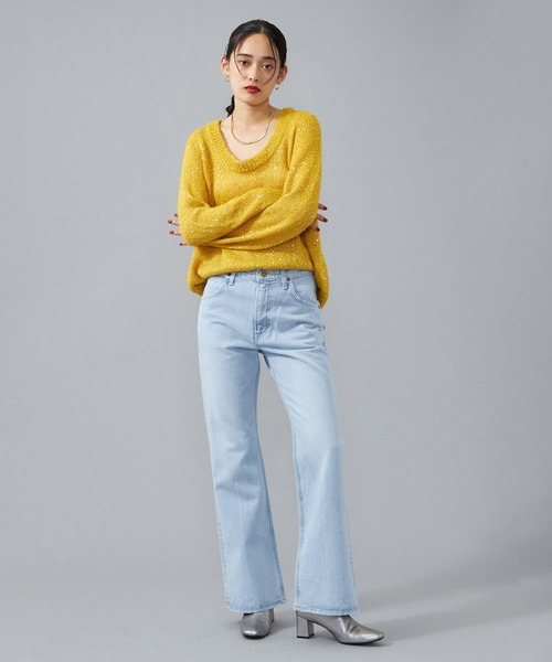 Lee(リー)の「Lee/リー STANDARD WARDROBE フレアパンツ セットアップ可(デニムパンツ・レディース・ブラック・X-SMALL/XX-SMALL/SMALL)」の10枚目の写真