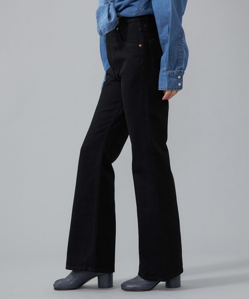 Lee(リー)の「Lee/リー STANDARD WARDROBE フレアパンツ セットアップ可(デニムパンツ・レディース・ブラック・X-SMALL/XX-SMALL/SMALL)」の17枚目の写真