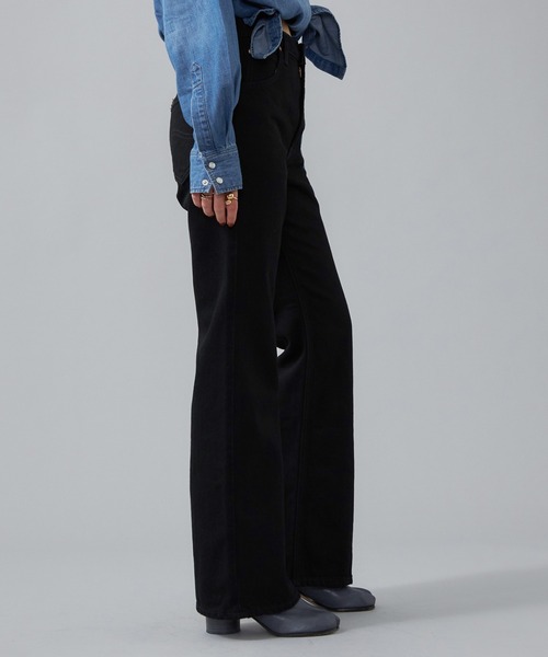 Lee(リー)の「Lee/リー STANDARD WARDROBE フレアパンツ セットアップ可(デニムパンツ・レディース・ブラック・X-SMALL/XX-SMALL/SMALL)」の18枚目の写真