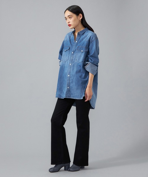 Lee(リー)の「Lee/リー STANDARD WARDROBE フレアパンツ セットアップ可(デニムパンツ・レディース・ブラック・X-SMALL/XX-SMALL/SMALL)」の21枚目の写真
